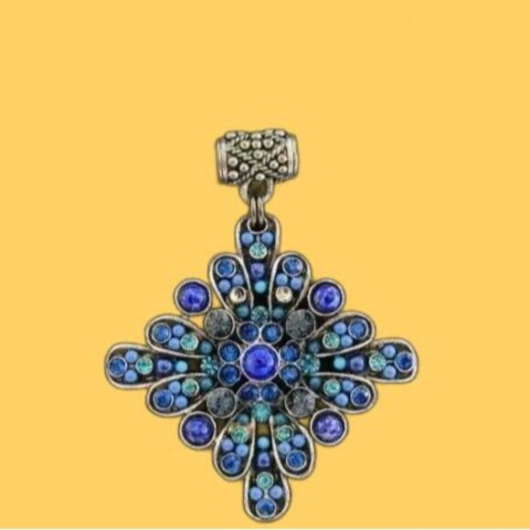 VTG F.A.I.T.H multicolor Rhinestones Pendant Multi Strand Seed Beads Necklace - Picture 2 of 14